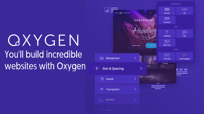Oxygen Builder – Building custom and fast WordPress websites